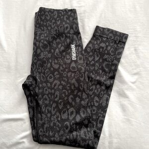 Gymshark Black Leopard Leggings